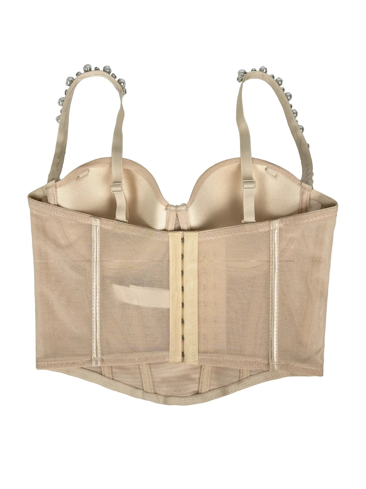 G&T The Royal Pearl Trim Corset Top