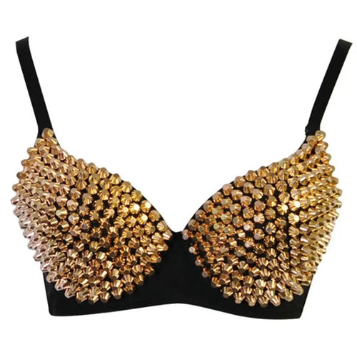 G&T The Heavy Metal Spike Bra Top