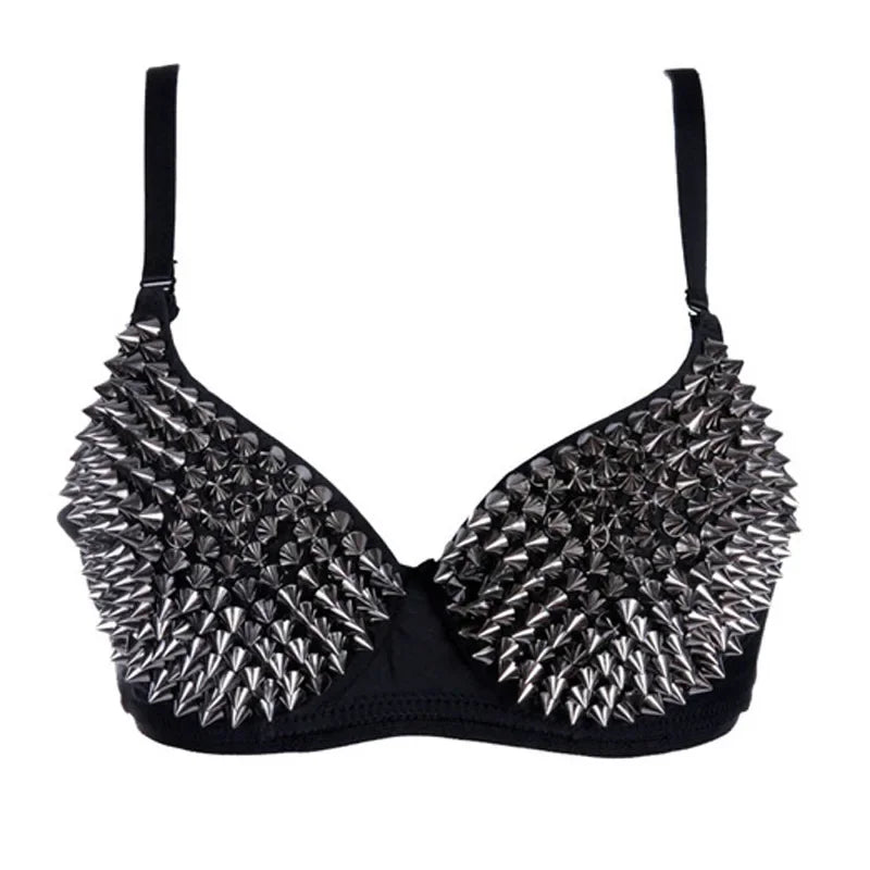 G&T The Heavy Metal Spike Bra Top