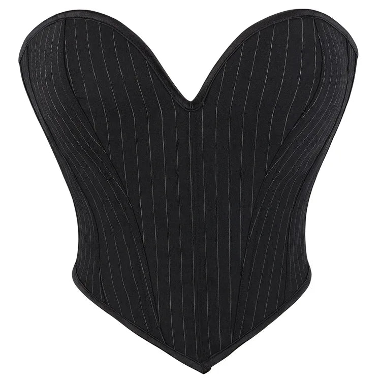 The Boss Corporate Pinstripe Corset