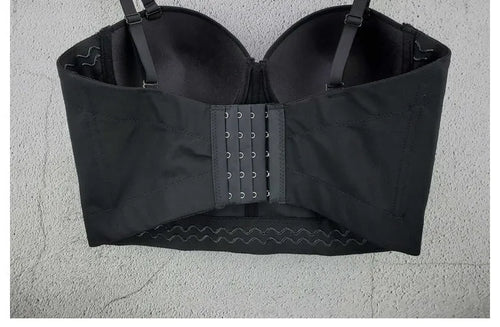 AB Crystal Beaded Bustier Corset Crop Top Glitter Nightclub Stage Camisole