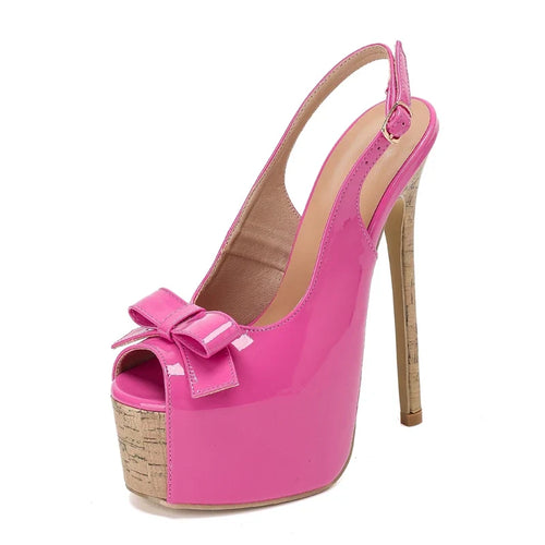 Babydoll Open-Toe Pumps