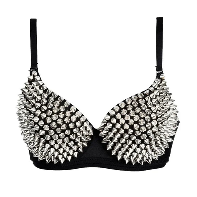 G&T The Heavy Metal Spike Bra Top